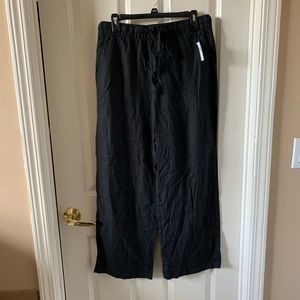 Old Navy Black Wide-leg Pants Women